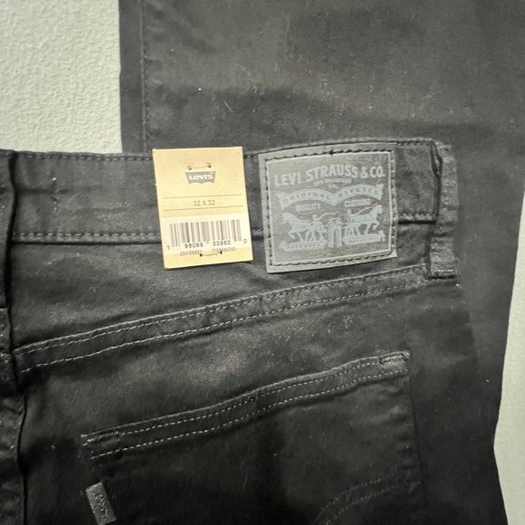 NWT Levi's 726 Flare Denim‎ Black Jeans Retro 70's Boho Hippie Women Size 32x32 - Picture 11 of 12